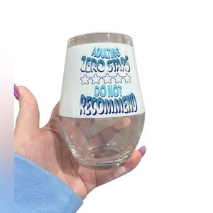 Funny Stemless Wine Glass